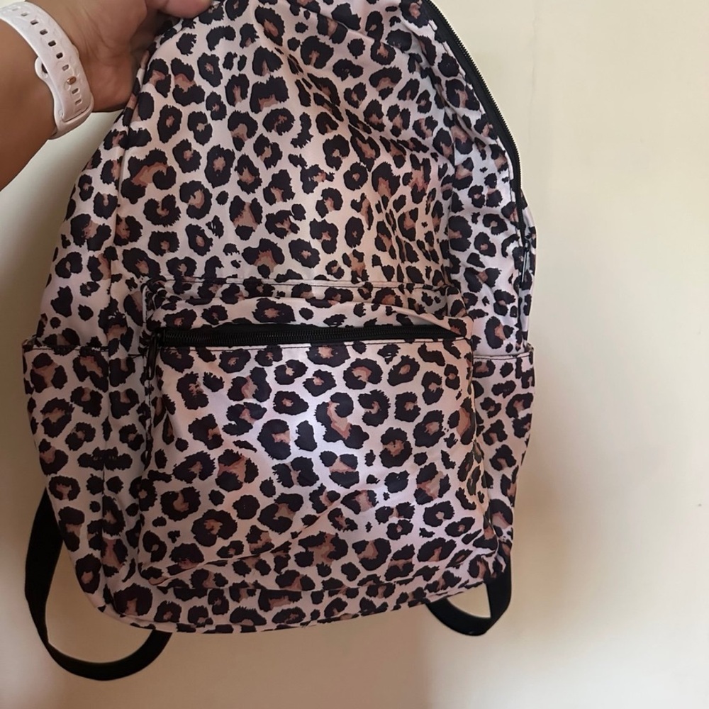 Leopard Print Backpack